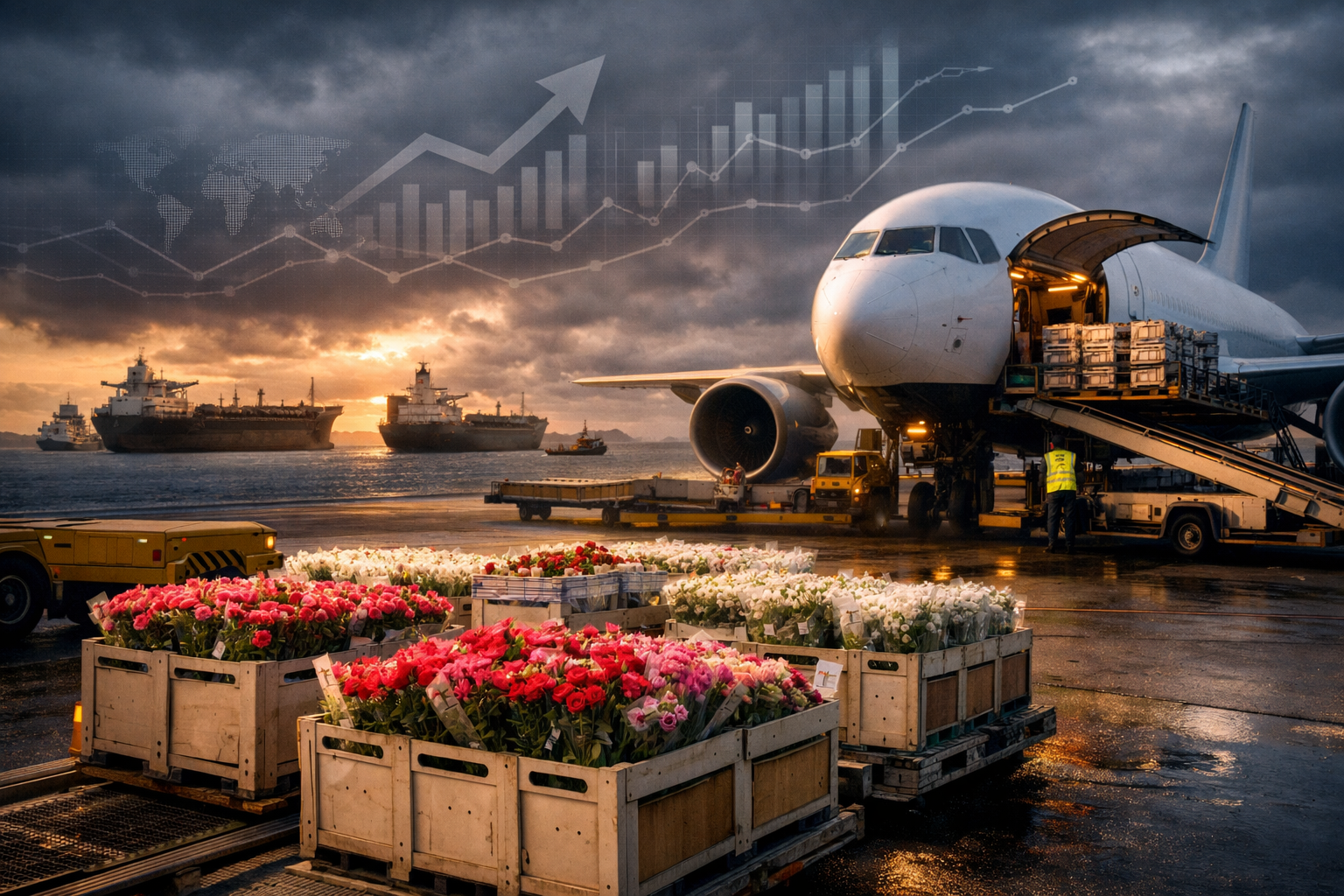 Ảnh hưởng của xung đột Mỹ- Israel và Iran đến thị trường hoa toàn cầu